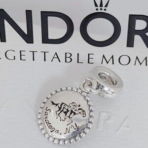 Pandora New York Racing Race Horse Says Saratoga NY Dangle Charm NY Travel Charm